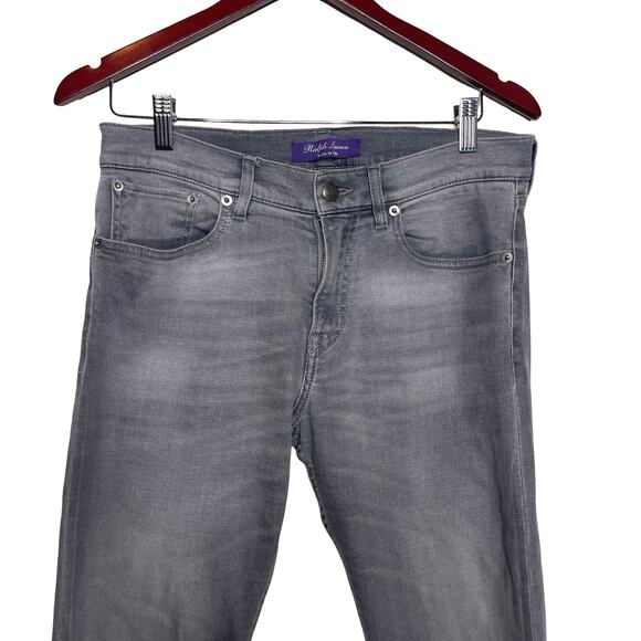 Ralph Lauren Purple Label men grey stretch skinny jeans 30x31 - Picture 4 of 10
